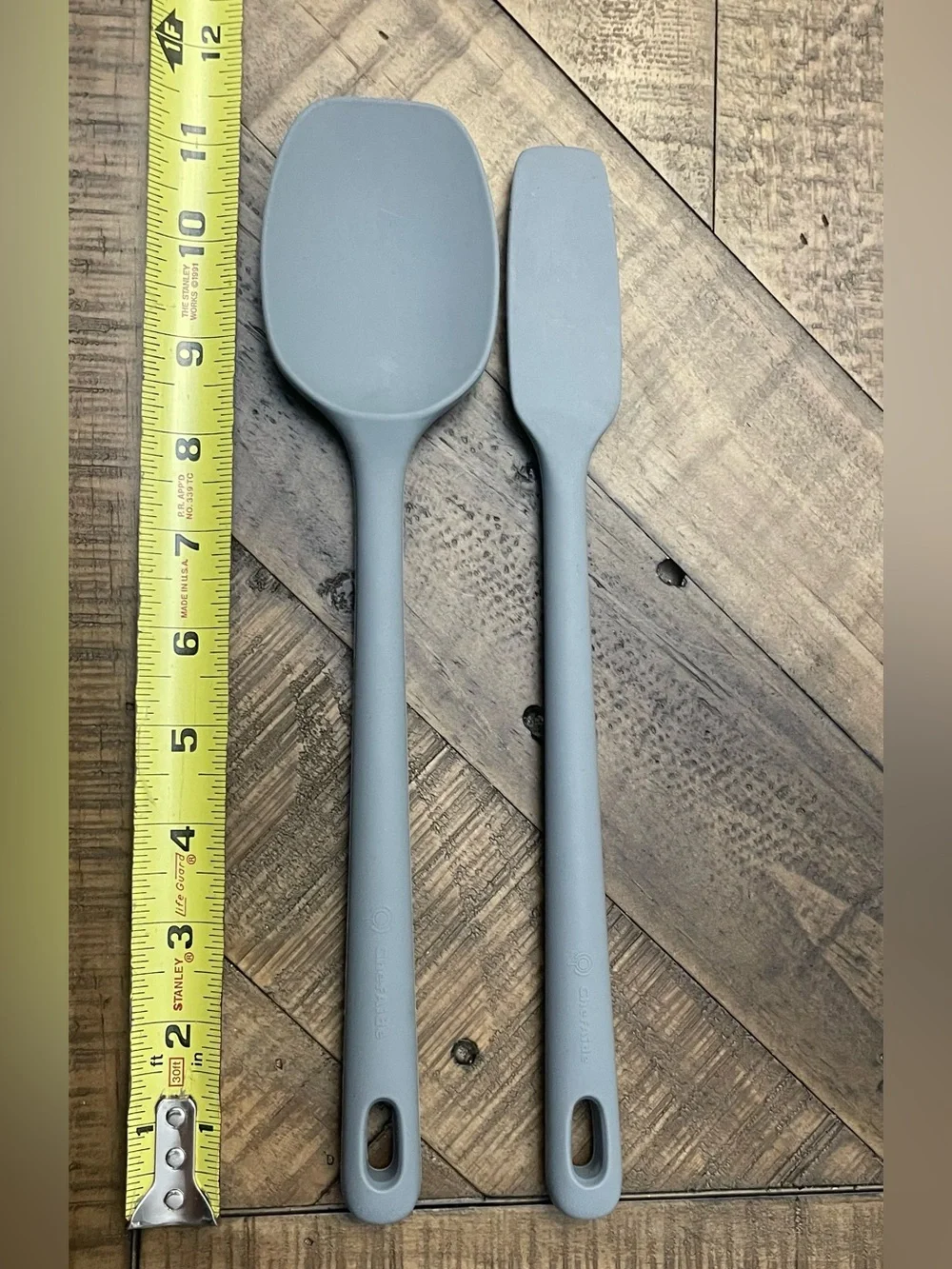 ChefAide 2 Piece Silicone Spatula Set, heat-resistant up to 600°F